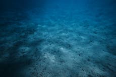 What is the ocean floor made of, and why are some clouds flat on top?