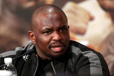 Dillian Whyte left ‘depressed’ by shoulder injury but has sights set on Tyson Fury