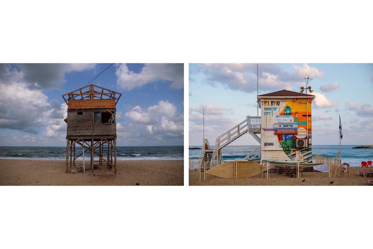 AP PHOTOS: Summer days at the beach, in Israel and Gaza