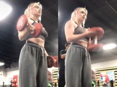 Woman earns praise after telling man to stay away from her at the gym