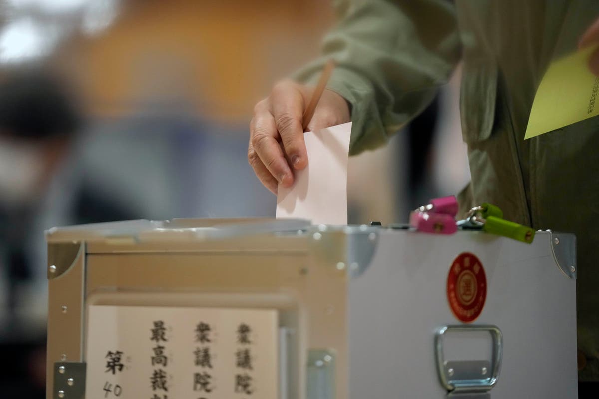 Japan votes in national election, 1st key test for Kishida