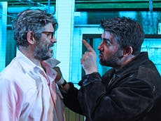Brian and Roger: A Highly Offensive Play review – Despite rascally performances, the jokes are too broad