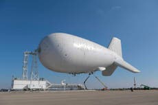 Israel tests massive inflatable missile detection system 