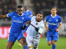Said Benrahma hits brace but West Ham draw at Genk after late own goal