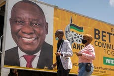 A landmark as South Africa's ANC dips below 50% 支持