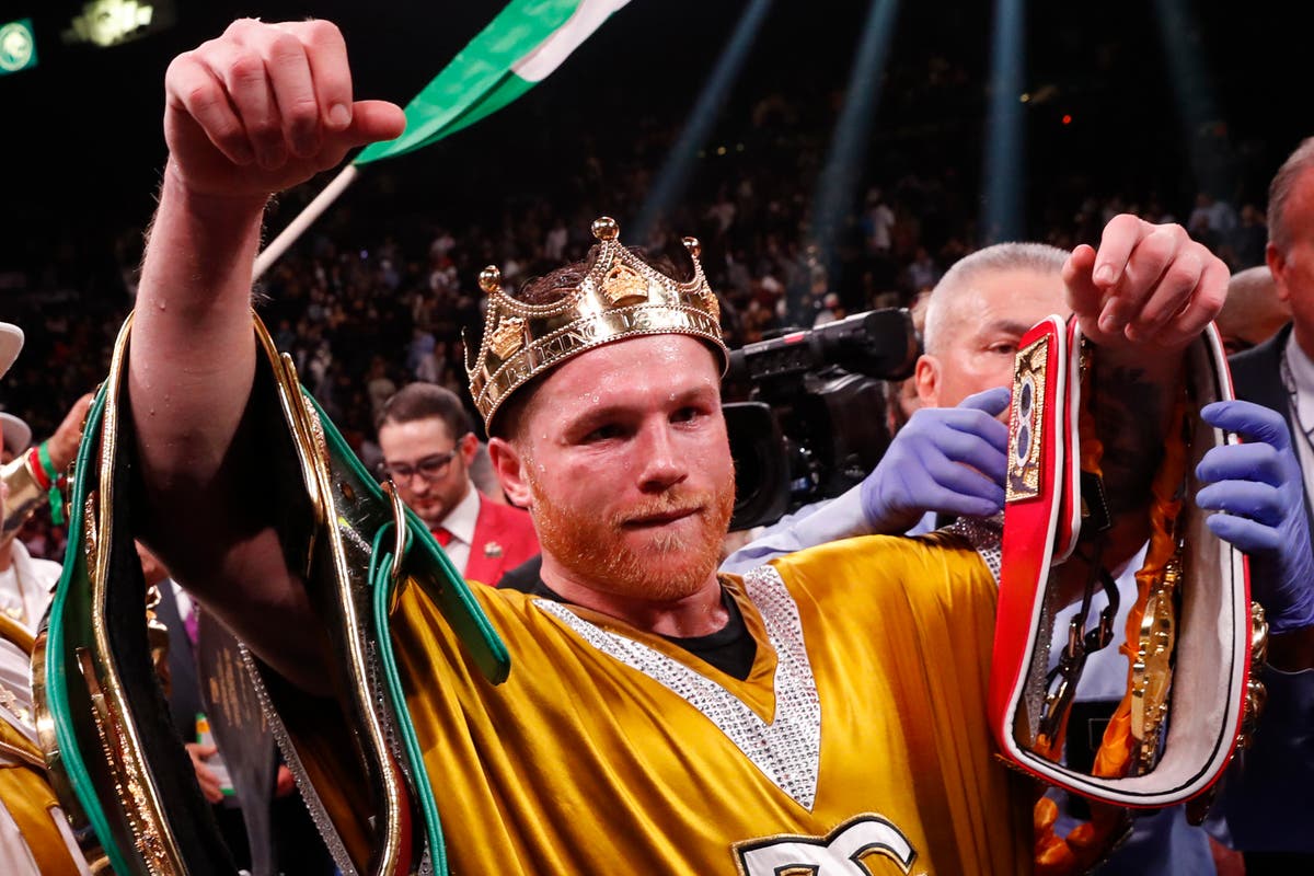 Canelo Alvarez superbly knocks out Caleb Plant to become undisputed world champion
