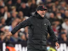 Jurgen Klopp claims two key decisions went against Liverpool in West Ham defeat