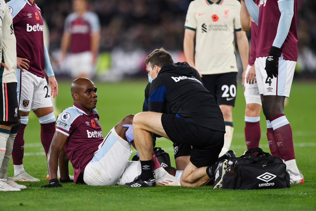West Ham defender Angelo Ogbonna facing spell on sidelines with ACL injury