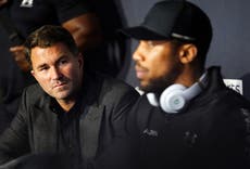 Eddie Hearn dismisses chances of Anthony Joshua stepping aside for Tyson Fury