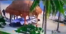 Video shows moment gangsters opened fire on rival drug dealers at Cancun resort