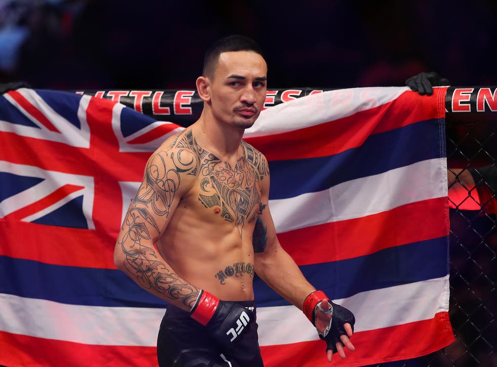 <p>Former UFC featherweight champion Max Holloway</s>