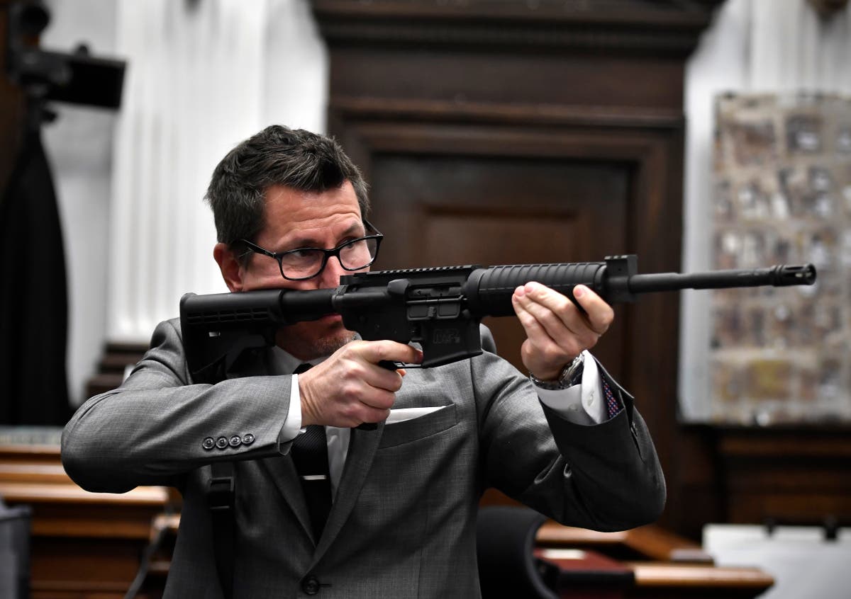 Prosecution shows Rittenhouse’s AR-15 in closing argument against self-defence claim