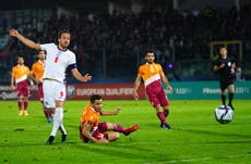 Harry Kane just five England goals away from matching Wayne Rooney’s record after San Marino rout