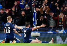 Scotland beat Denmark to improve hopes of qualifying for World Cup