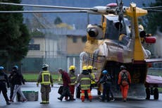 Canada launches helicopter rescue mission for hundreds buried in their cars in ‘harrowing’ landslides