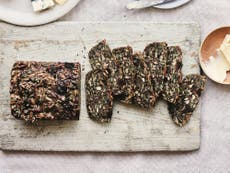 Healthy and gluten-free Nordic seeded bread