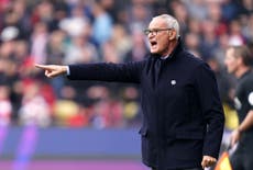 Claudio Ranieri says football managers are forever taking leaps of faith