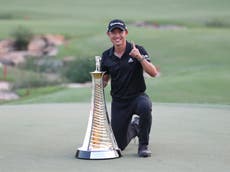 Collin Morikawa makes history with DP World Tour Championship win