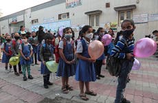 First Covid, now smog: Delhi’s toxic air shuts schools in fresh setback for Indian pupils