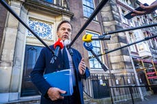 Dutch PM lashes out at ‘idiots’ after third night of violence during Covid protests