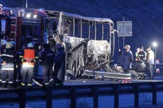 Flaming bus crash in Bulgaria kills at least 45