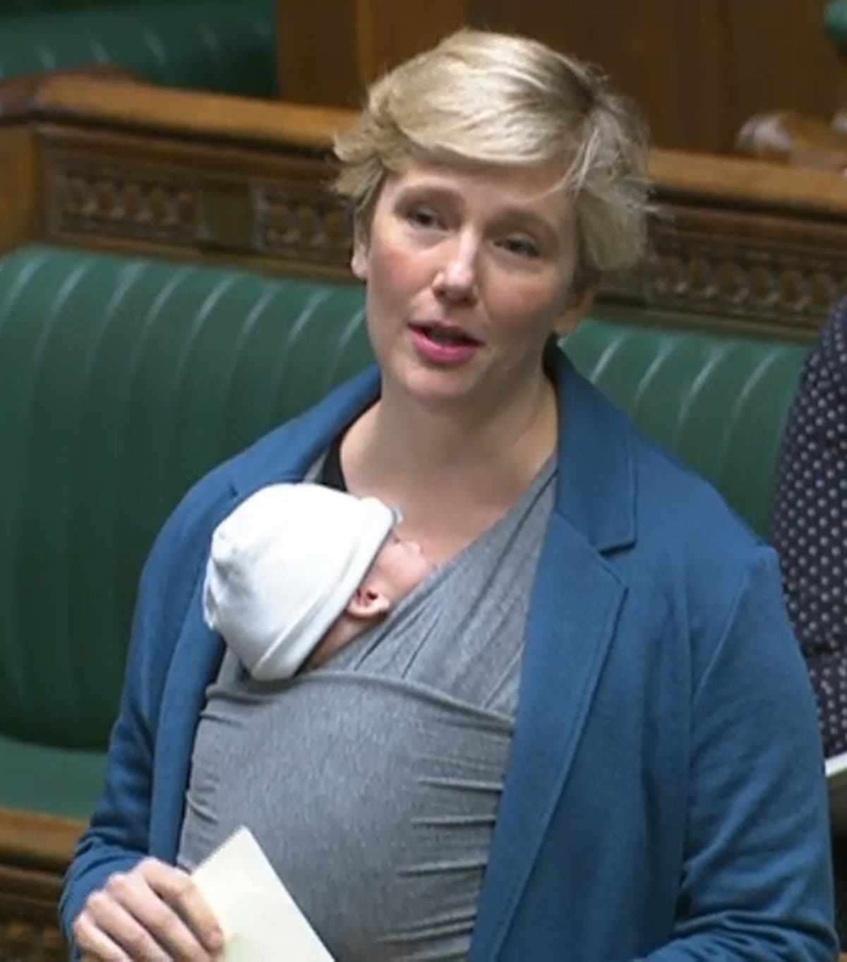 Stella Creasy’s shock as she is told no babies allowed in Commons