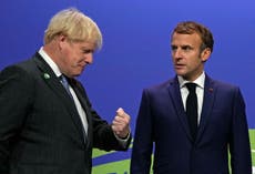 Anglo-French relations at new low as Johnson and Macron row over migrants