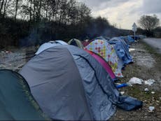 ‘This is no life’: Migrants in bitterly cold Dunkirk camp ask why England isn’t doing more to help
