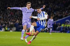 Wasteful Brighton rue missed chances as Leeds cling on for point