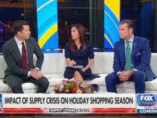 Fox and Friends hosts suggest new Covid variant was made up by Democrats to help Biden