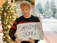 Ed Sheeran recreates famous Love Actually scene for Elton John Christmas duet