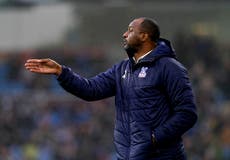 Leeds trip has come at ‘the right time’ for Crystal Palace, Patrick Vieira claims