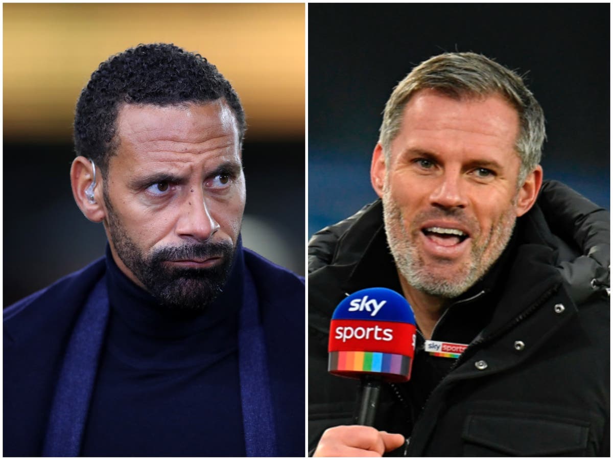 Jamie Carragher hits back after Rio Ferdinand mocks playing career