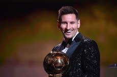 Lionel Messi wins Ballon d’Or 2021 to claim record seventh trophy
