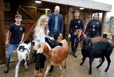 William ‘blown away’ by youth-led charity visit