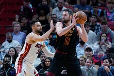 Kevin Love shines as Cleveland claim first victory at Miami Heat in 11 jare