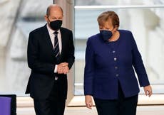 German leaders, in transition, meet to mull virus measures