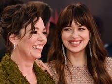 Dakota Johnson gave Olivia Colman her first tattoo after The Lost Daughter dance party