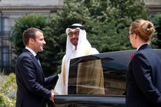 Macron visits Gulf seeking arms deal, stronger regional role