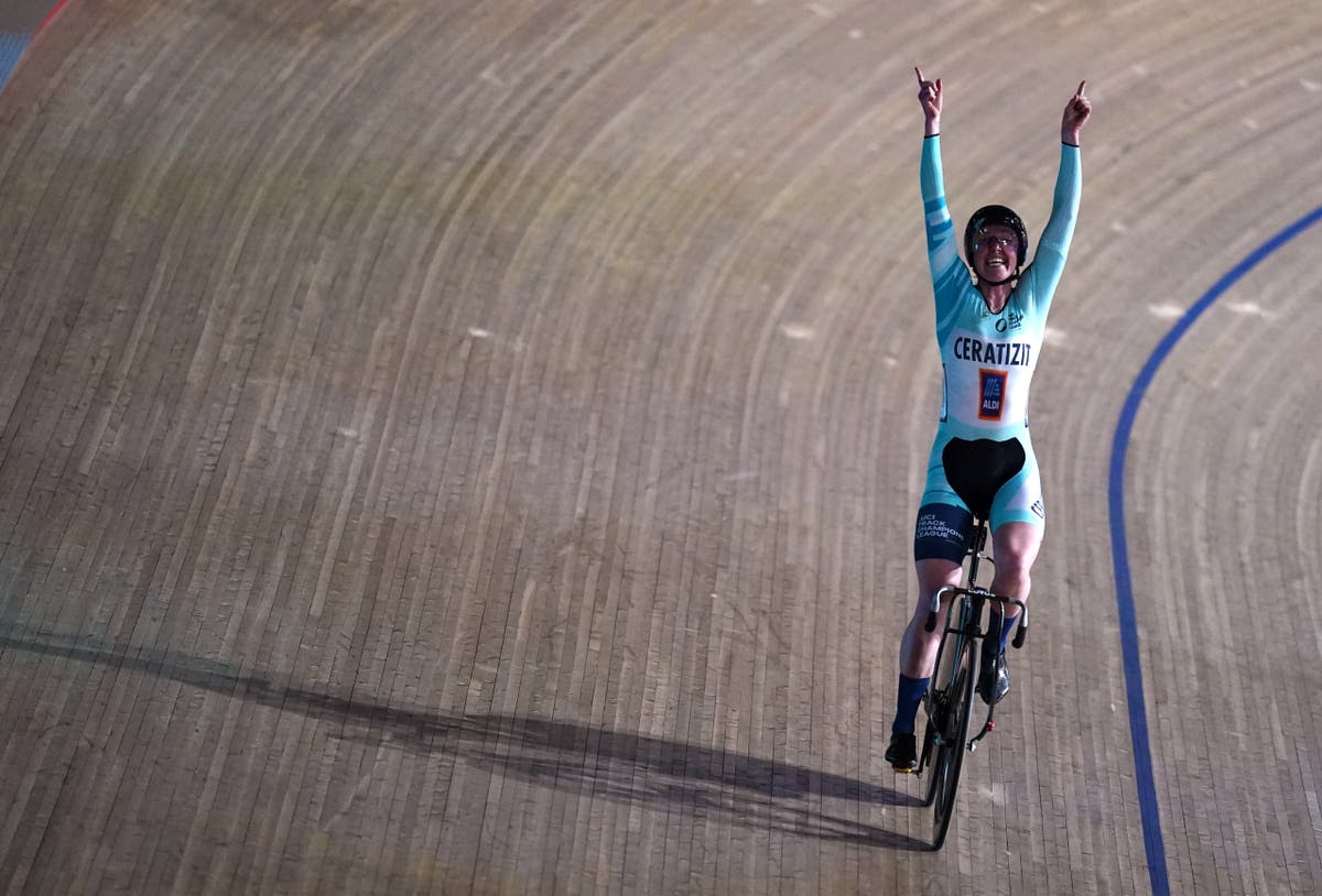 Katie Archibald takes women’s endurance title as Ed Clancy rides into retirement