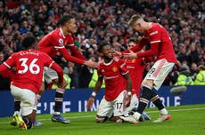 Man United vs Crystal Palace LIVE: Premier League result and final score