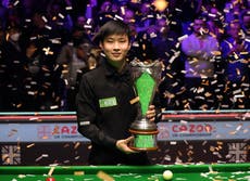 Zhao Xintong craving karaoke celebrations after claiming UK Championship crown