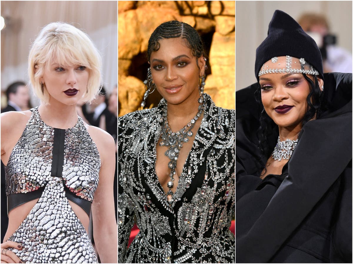 Rihanna, Beyoncé and Taylor Swift are the most powerful women in music, says Forbes