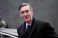 Jacob Rees-Mogg caught on video joking about No 10 Christmas party fiasco