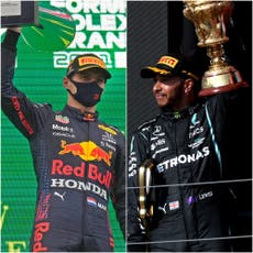 Lewis Hamilton contre Max Verstappen – Conte de la bande