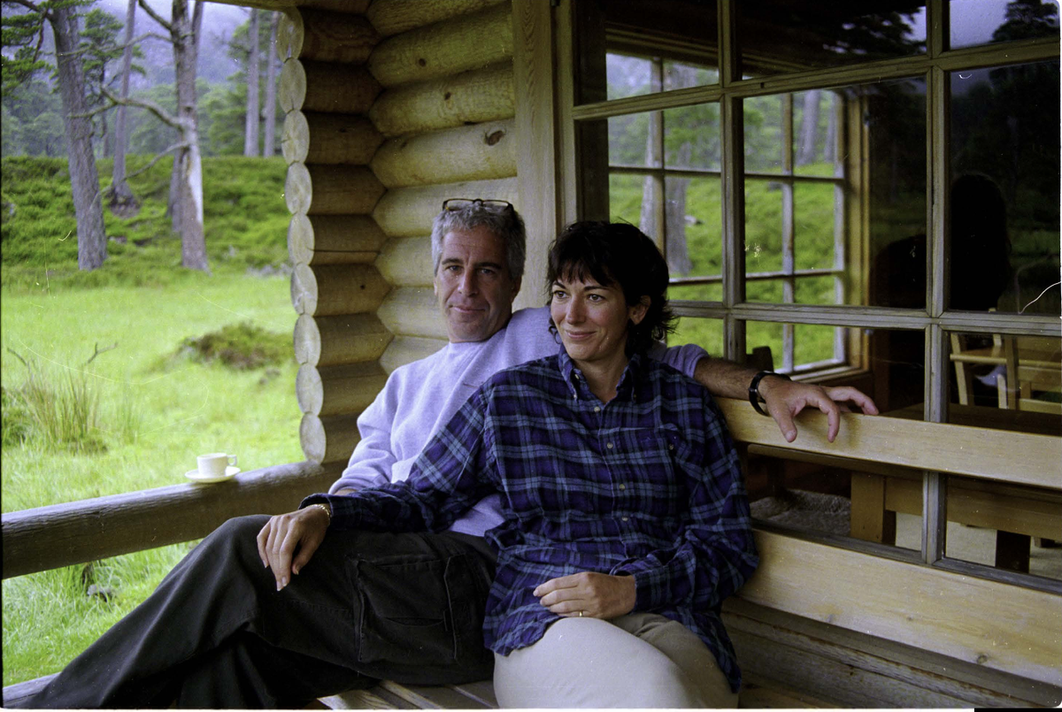 Ghislaine Maxwell and Jeffrey Epstein pictured lounging at Queen’s Balmoral cabin
