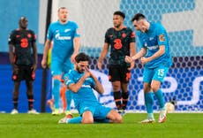 Late Zenit equaliser leaves Chelsea second in Champions League group