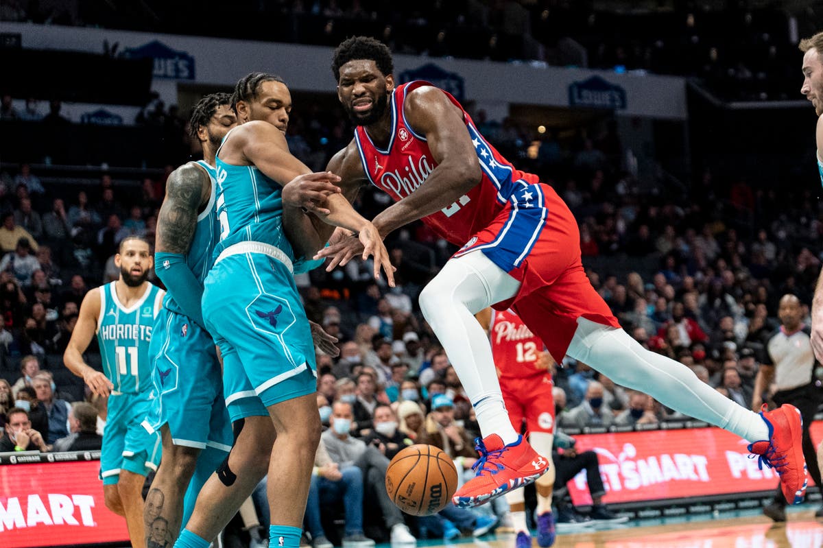 Philadelphia 76ers hold off Charlotte Hornets in close affair