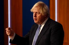 Boris Johnson’s approval rating drops to all-time low – as it happened