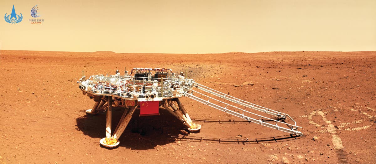 Mars rover transmits data via European orbiter